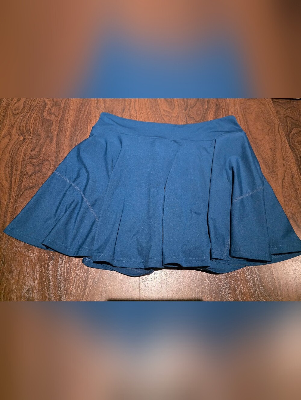 POPFLEX Activewear Blue / Cerulean Skort 3x